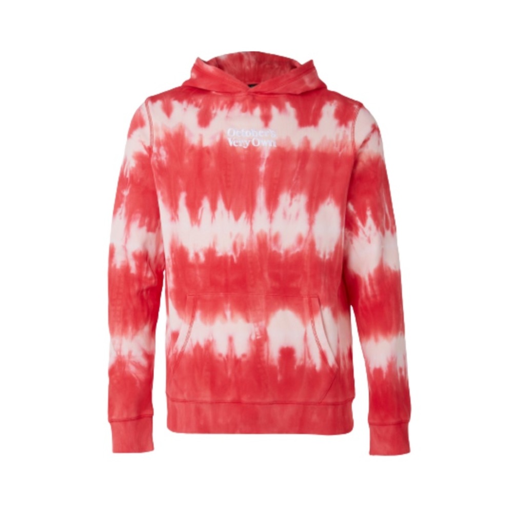 OVO Red Tie Dye Hoodie & Shorts